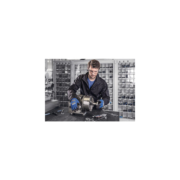 4048612058985 - Montagehandschuhe athletic lite Micro-NBR-Schaum schwarz blau Größe 10   XL 4048612058985 10 Stück