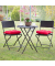 relaxdays Sitzgruppe braun