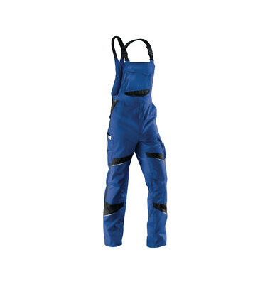 Arbeitshose, kornblumenblau/schwarz
