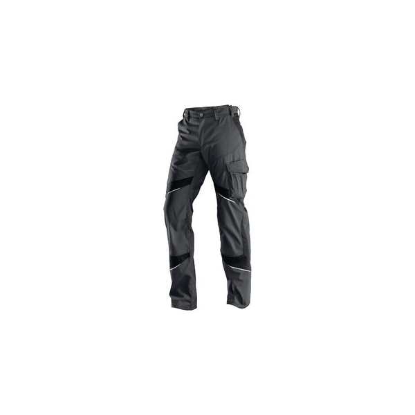 KÜBLER ACTIVIQ Hose – Hose mit ergonomischer Linienführung und Reflex-Elementen anthrazit/schwarz Gr. 58