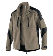 Jacke, sandbraun/schwarz, Gr&ouml;&szlig;e 3XL