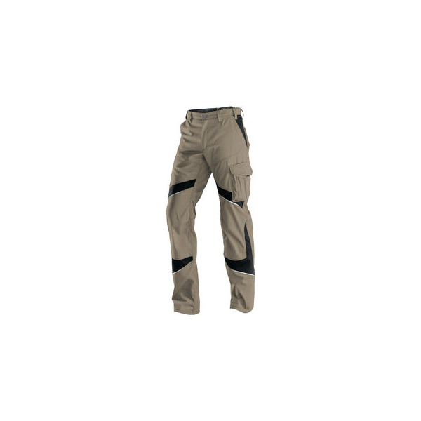 Kübler Arbeitshose ACTIVIQ, Unisex, sandbraun/schwarz, Größe 90 4053813359922 Kübler
