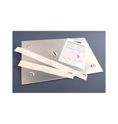 Schreibtafel Be!Board, magnetisch, 90 x 60 cm, weiß, ohne Rahmen
