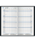 Taschenkalender 1075028305, Modell 750, blau, 1 Monat / 2 Seiten, 8,7x15,3cm, 2025