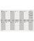 Schreibtischquerkalender 1077401955, 1 Woche pro Doppelseite, 32,6x10,2cm (quer), 2027