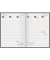 Buchkalender 1079661035, Modell 796, blau, 1 Woche / 2 Seiten, 14,8x20,5cm (A5), 2025