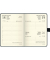 Taschenkalender 1073666905, Kompagnon 736, schwarz, 1 Tag / 1 Seite, 10x14cm (A6), 2025