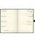 Buchkalender 1079166905, Kompagnon 791, schwarz, 1 Woche / 2 Seiten, 14,8x21cm (A5), 2025
