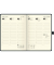 Buchkalender 1079666905, Kompagnon 796, schwarz, 1 Woche / 2 Seiten, 14,8x21cm (A5), 2025