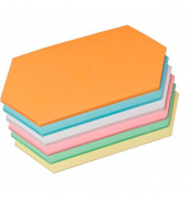 Moderationskarte, Rhombus, 9,5 x 20,5 cm, 130 gm², 6farbig sortiert