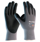 Arbeitshandschuhe MaxiFlex Endurance, Nitril-Mikroschaum, grau/schwarz, Größe 9 / L