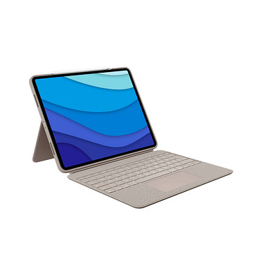 Logitech COMBO TOUCH Tablet-Tastatur sand