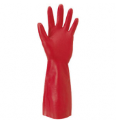 Chemikalienschutzhandschuhe AlphaTec Solvex, Nitril, rot, Größe 11 / XXL