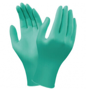 Einweghandschuhe Microflex NeoTouch, Neopren, grün, Größe 6,5-7,
