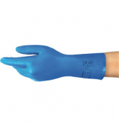 Chemikalienschutzhandschuhe AlphaTec, Nitril, blau, Größe 9 / L