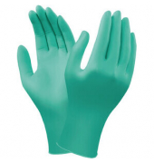 Einweghandschuhe Microflex NeoTouch, Neopren, grün, Größe 8,5-9,