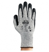 Arbeitshandschuhe EDGE, Nitrilschaum, grau/schwarz, Größe 9 / L