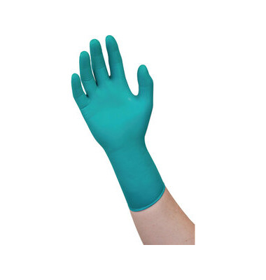 Einweghandschuhe Microflex, Nitril, Neopren, gr&uuml;n, Gr&ouml;&szlig;e 10,5-11,