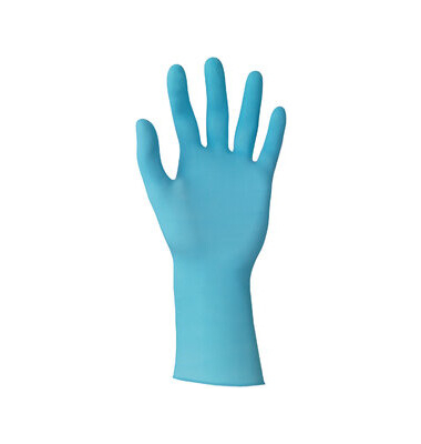 Einweghandschuhe VersaTouch, Nitril, lebensmittelecht, hellblau, Größe 6,5-7,