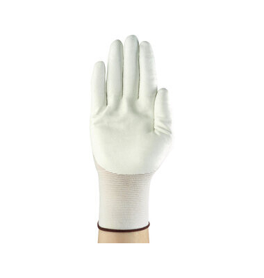 Arbeitshandschuhe HyFlex, Nitril-Mikroschaum, weiß, Größe 9 / L
