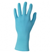 Einweghandschuhe VersaTouch, Nitril, lebensmittelecht, hellblau, Größe 7,5-8,