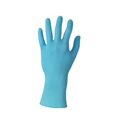 Einweghandschuhe VersaTouch, Nitril, lebensmittelecht, hellblau, Größe 7,5-8,