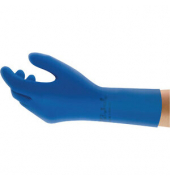 Chemikalienschutzhandschuhe AlphaTec, Nitril, blau, Größe 7 / S