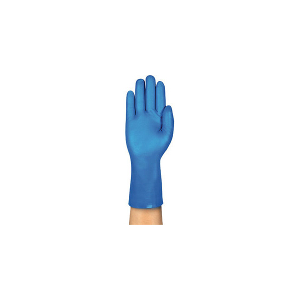 12 Stück Ansell Chemikalienschutzhandschuhe AlphaTec, Nitril, blau, Größe 7 / S 0076490437456 Ansell