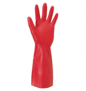 Chemikalienschutzhandschuhe AlphaTec Solvex, Nitril, rot, Größe 10 / XL