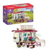 Schleich Horse Club 42593 Wohnwagen f&uuml;r geheime Club-Treffen Spielfiguren-Set
