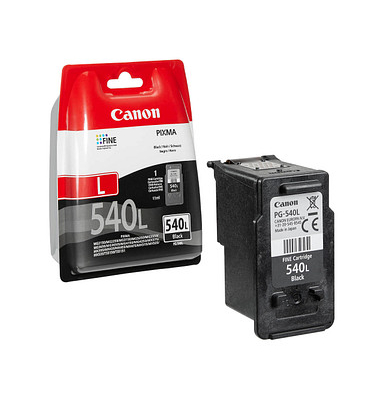 Druckerpatrone PG-540L BK 5224B010 (PG-540), schwarz, ca. 300 Seiten