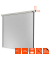 celexon elektrische Rolloleinwand Professional Motor 1:1, 180 x 180 cm Projektionsfläche