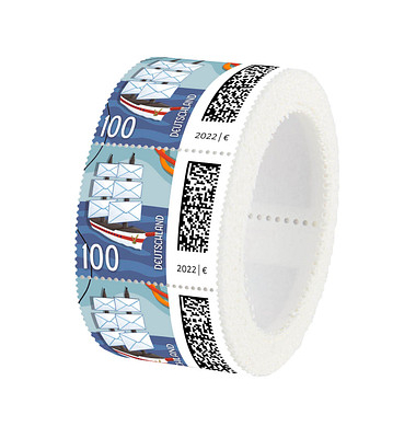 1,00 € Briefmarken Briefsegler nassklebend