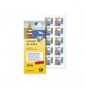 2,75 € Briefmarken Leuchtfederstift selbstklebend