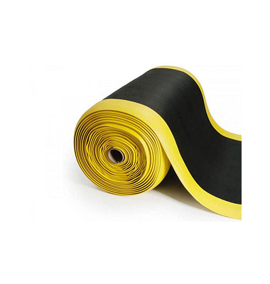 WESEMEYER Anti-Ermüdungsmatte schwarz, gelb 60,0 x 150,0 cm