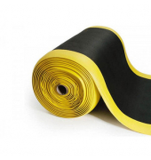 WESEMEYER Anti-Ermüdungsmatte schwarz, gelb 90,0 x 300,0 cm