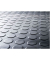 WESEMEYER Gummimatte mit Flachnoppen schwarz 120,0 x 300,0 cm