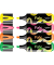 Textmarker FLUO PEPS FLEX, 740300, Etui, 4-farbig sortiert, 1-5mm Keilspitze