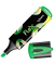 Textmarker FLUO PEPS FLEX, 740300, Etui, 4-farbig sortiert, 1-5mm Keilspitze