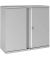 Stahlschrank SCL SCL0891GGK, abschlie&szlig;bar, 2 OH, grau, 91,5x83x37cm (BxHxT)