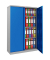 phoenix Stahlschrank SCL1491GBK grau, blau 91,5 x 37,0 x 140,0 cm