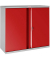 phoenix Stahlschrank SCL0891GRK grau, rot 91,5 x 37,0 x 83,0 cm