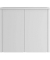 Stahlschrank SCL SCL0891GRK, abschlie&szlig;bar, 2 OH, grau/rot, 91,5x83x37cm (BxHxT)