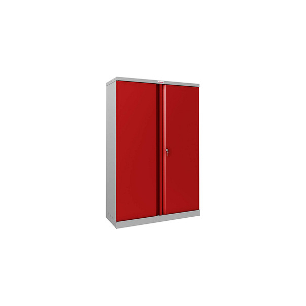 Phoenix Safe Stahlschrank SCL1491GRK grau, rot 91,5 x 37,0 x 140,0 cm -  Bürobedarf Thüringen