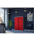 phoenix Stahlschrank SCL1491GRK grau, rot 91,5 x 37,0 x 140,0 cm