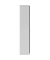 Stahlschrank SCL SCL1891GRK, abschlie&szlig;bar, 5 OH, grau/rot, 91,5x183x37cm (BxHxT)
