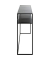 Konsolentisch 25506, 81cm (H), 112x28cm (BxT), rechteckig, schwarz / schwarz
