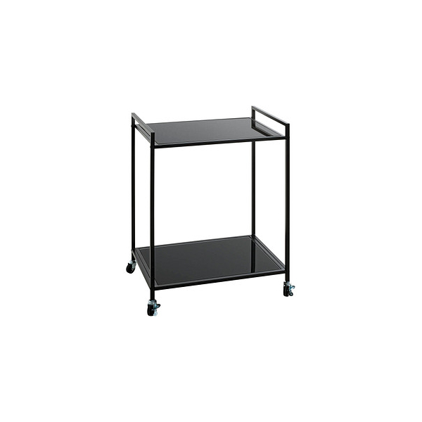 4001070245977 - Beistelltisch Glas schwarz 500 x 360 x 690 cm 4001070245977 HAKU Möbel 4001070245977 - Beistelltisch Glas schwarz 500 x 360 x 690 cm 4001070245977 HAKU Möbel