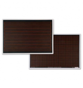 Schülertafel, 5600-2, 26x18cm, Kunststoffrahmen, vorn Lineatur 1 Schuljahr / hinten Lineatur 7