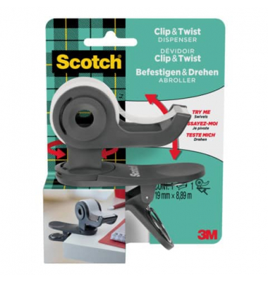 SCOTCH C19-CLIP-CG 19mm x8.89m